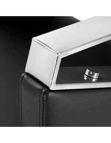 Chaise de coiffure gabbiano vilnius noir {attributes}