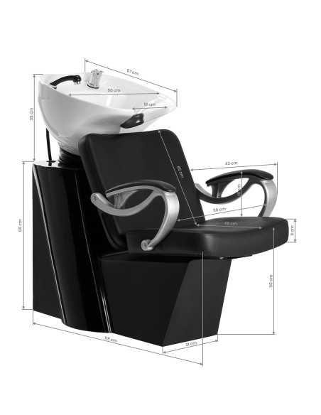 Limpador de cabeleireiro Hair System ZA31 preto 