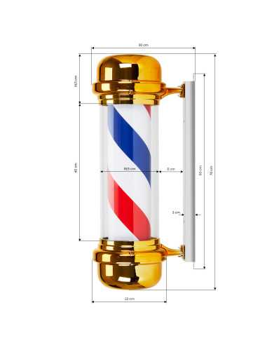 Polaris kapperszaak bord 