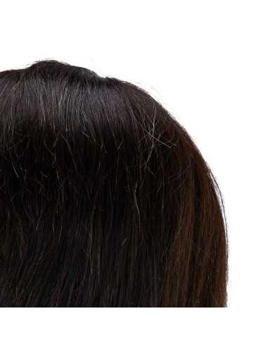Główka treningowa fryzjerska Gabbiano WZ1 naturalne włosy, color 1H, długość 16 