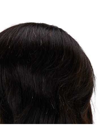Główka treningowa frizjerska Gabbiano WZ3 naturalne włosy, colore 1H, długość 8 