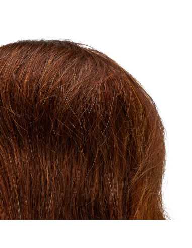 Główka treningowa frizjerska Gabbiano WZ3 naturalne włosy, colore 4H, długość 8 