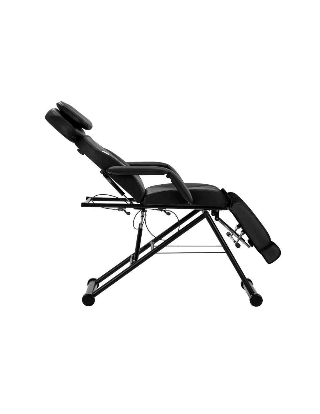 Fotel kosmetyczny Azzurro 563S pedi czarny 