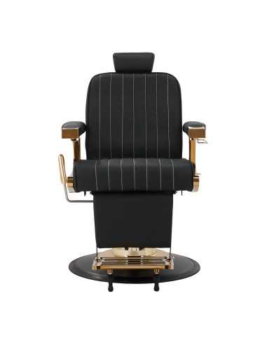 Gold Line Black Barber chair – Couture Elegance & Premium Finishes 