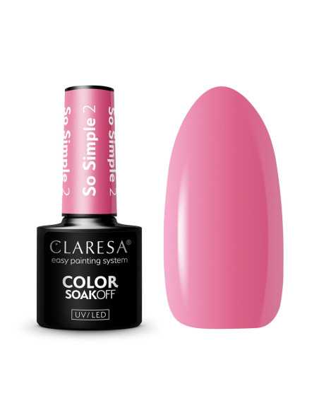 CLARESA Lakier hybrydowy So simple 2- 5g 