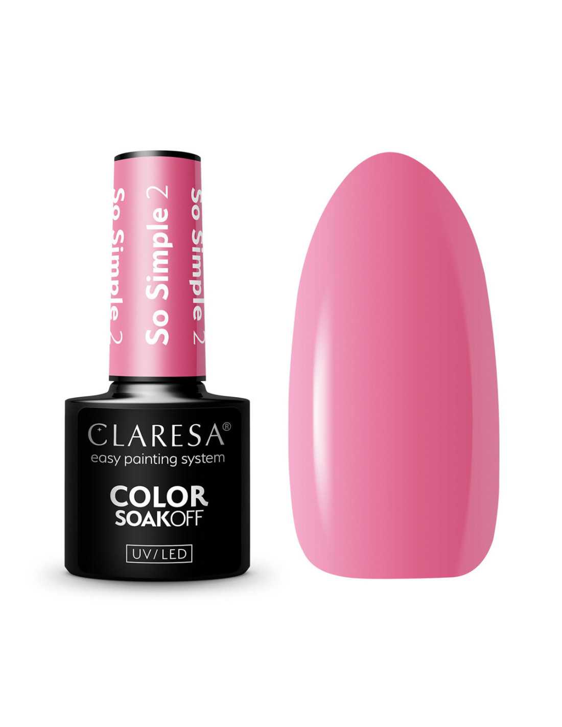 CLARESA Lakier hybrydowy So simple 2- 5g 