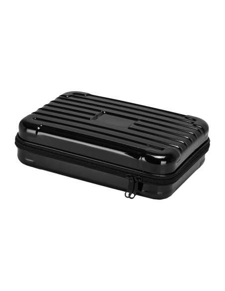 Estojo de barbeiro preto pequeno 