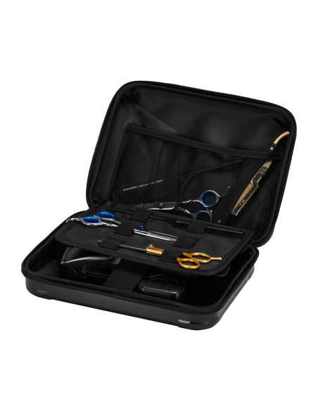 Kleiner schwarzer Friseurkoffer 