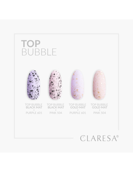 Claresa Top Bubble gold Matt No wipe -5g 