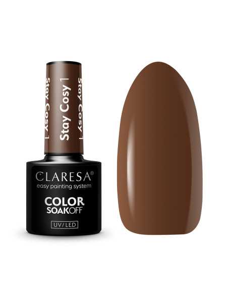 Claresa lakier hybrydowy Stay Cosy 1 -5g 