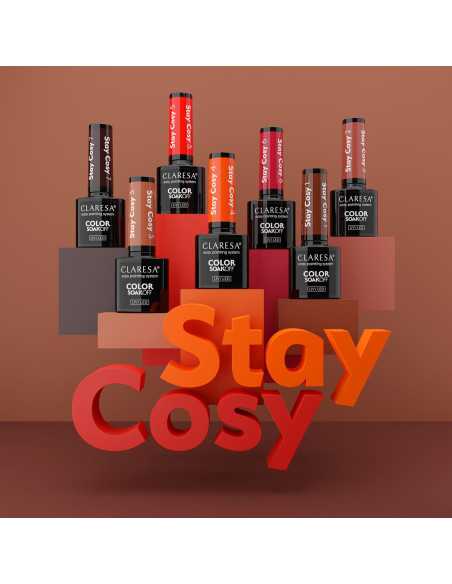 Claresa lakier hybrydowy Stay Cosy 3 -5g 