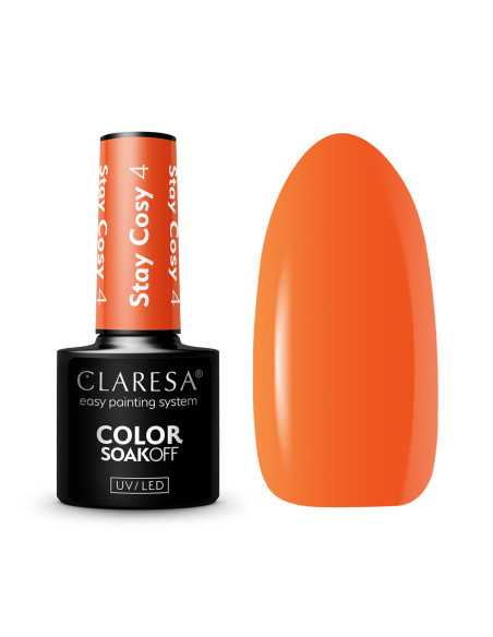 Claresa lakier hybrydowy Stay Cosy 4 -5g 