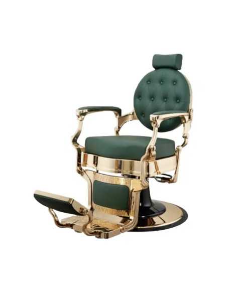Cadeira de barbeiro vintage GOLD GREEN 