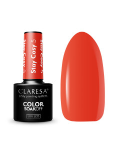 Claresa lakier hybrydowy Stay Cosy 5 -5g 