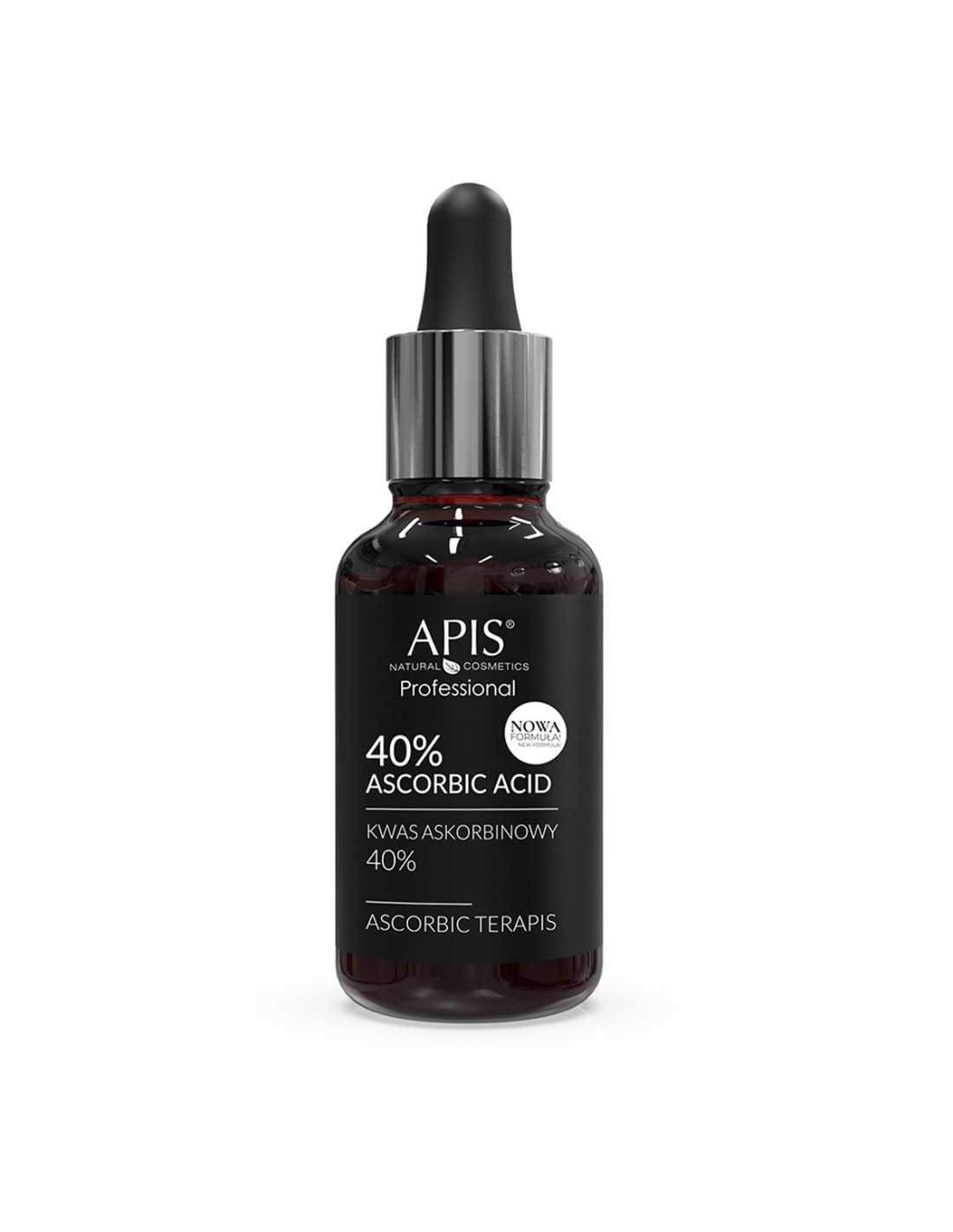 Apis ascórbico terapis kwas askorbinowy 40% 30 ml 