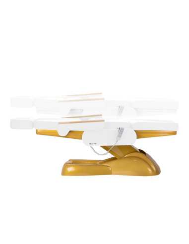 Elektrische cosmetische stoel SILLON Lux 273b 3 motoren witgoud 