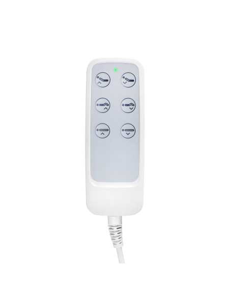 Fotel kosmetyczny elektryczny SILLON Lux 273b 3 silniki złoto biały 