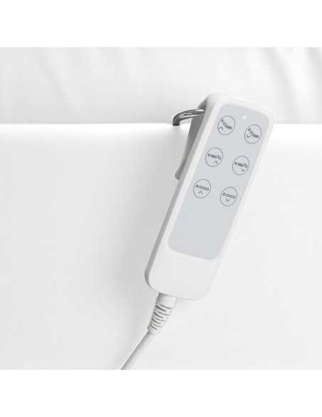 Fotel kosmetyczny elektryczny SILLON Lux 273b 3 silniki złoto biały 
