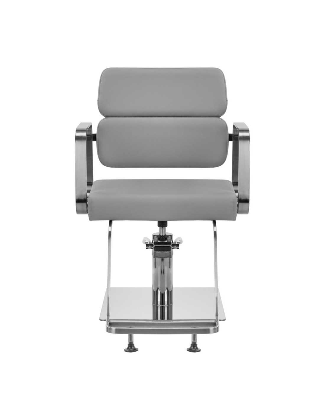 Gabbiano Porto grauer Friseurstuhl sm {attributes}