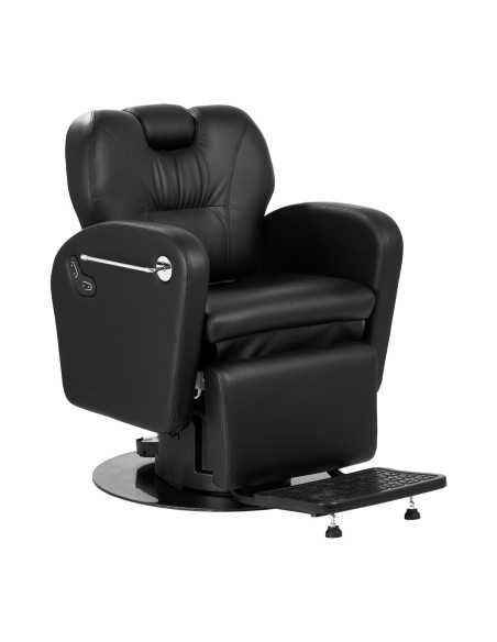 Fotel Barberski elektryczny Gabbiano Baron Czarny 