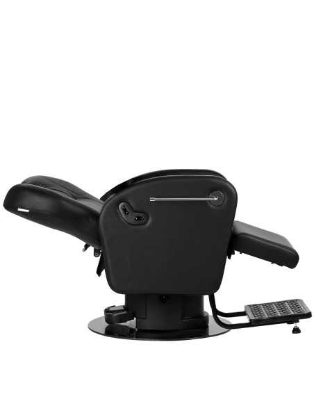 Electric Barber Chair Gabbiano Baron Black 