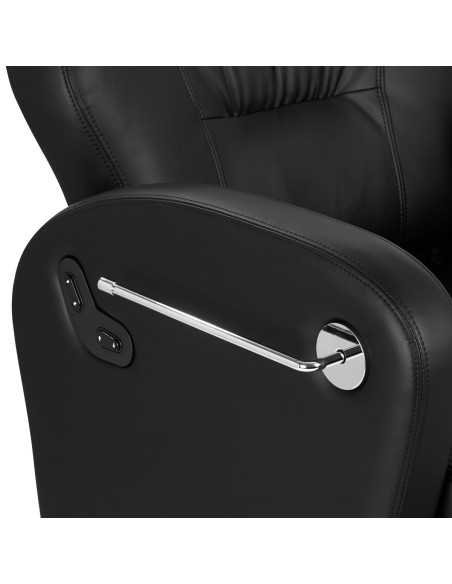 Electric Barber Chair Gabbiano Baron Black 