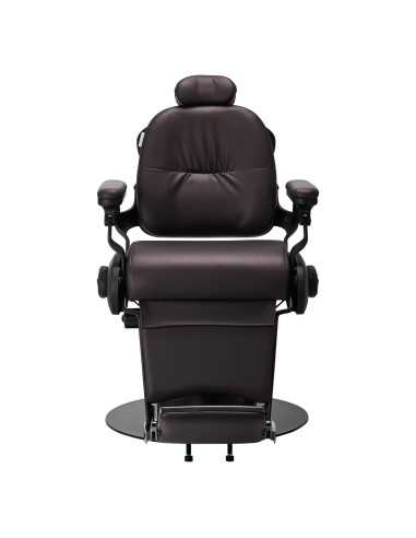 Fauteuil Barbier Électrique Brun – Réglages Motorisés Haute Précision 