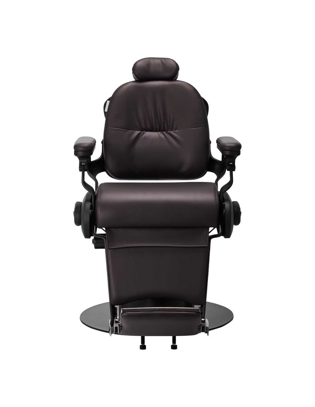 Brown Electric Barber chair – High Precision Motorized Adjustments 