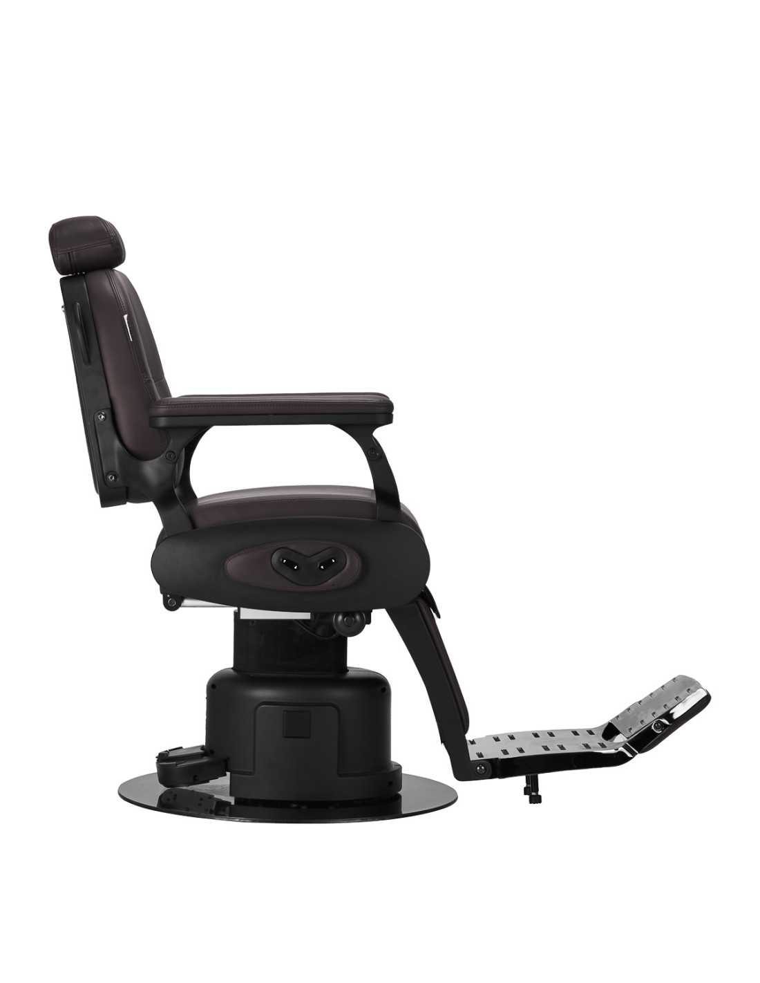 Brown Electric Barber chair – High Precision Motorized Adjustments 
