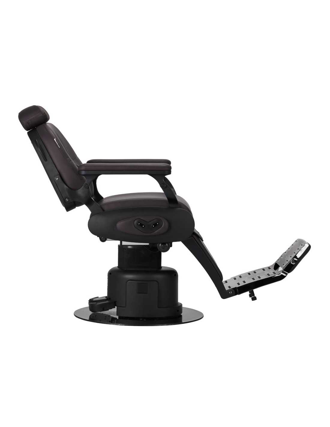 Brown Electric Barber chair – High Precision Motorized Adjustments 