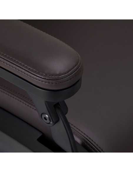 Elektrischer Gabbiano Duke Brown Friseurstuhl 