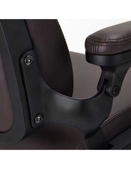 Elektrischer Gabbiano Duke Brown Friseurstuhl 