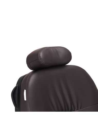 Fauteuil Barbier Électrique Brun – Réglages Motorisés Haute Précision 