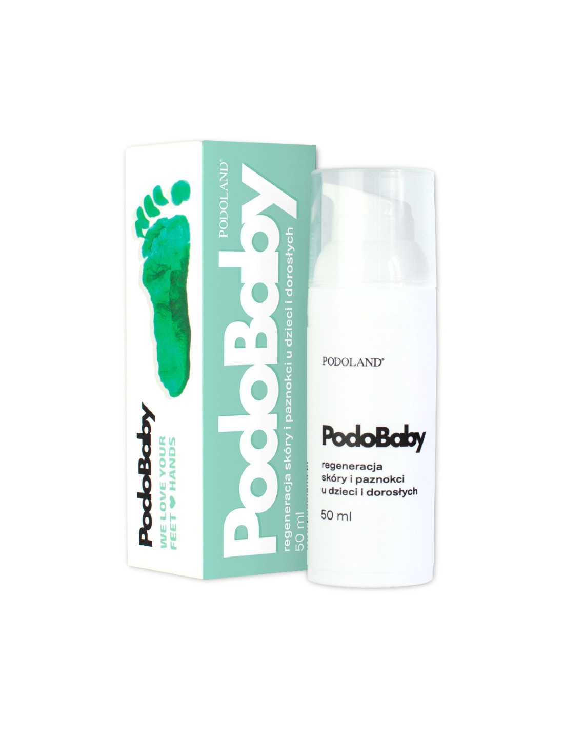 Podoland preparation PodoBaby regenerates skóry i paznokci u dzieci i dorosłych 50ml 