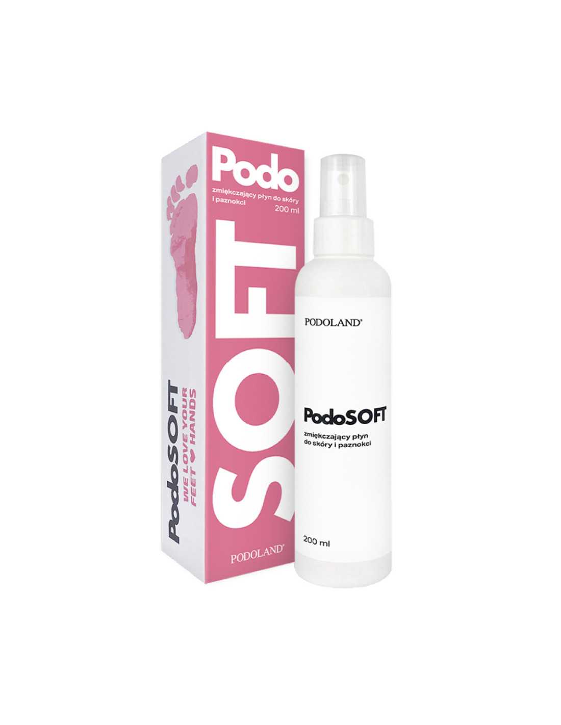 Podoland preparat PodoSoft zmiękczający płyn do skóry i paznokci 200ml 