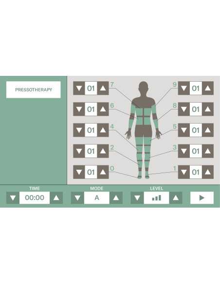 Pressoterapia 0009351 Aparelho Press Khona Pressoterapia