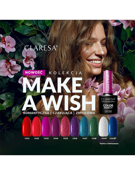 CLARESA Lakier hybrydowy Make a wish 1 -5g  