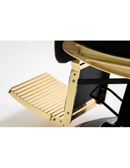 Maximus kappersstoel zwart goud v2 