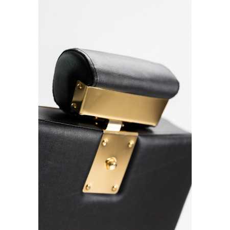 Fauteuil de barbier maximus or noir v2 