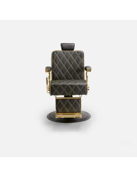 Maximus kappersstoel zwart goud v2 