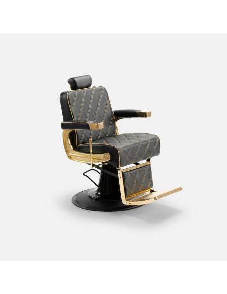 Maximus Friseurstuhl schwarz gold v2 
