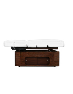 Cama de masaje spa eléctrica con calefacción Lola blanco marrón 2