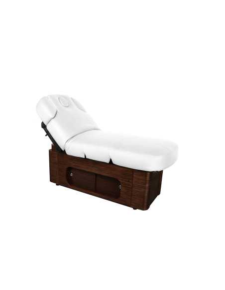 Letto massaggiante spa elettrico riscaldante Lola bianco marrone