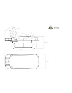 Letto massaggi professionale spa 4 motori LOLA | GOLDBEAUTE.FR 2