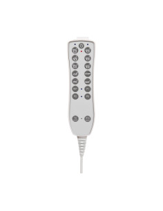 Massageliege HZ-3838 WHITE Elektrische Wellnessliege Qaus warmweiß 2