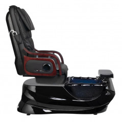 Fauteuil Pédicure Spa Massant AC- 129535 Chaise pédicure SPA avec massage noir
