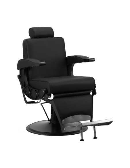 Krzesło fryzjerskie Milano Nero Precisione – włoski design 