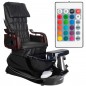Spa pedicure chair with massage black