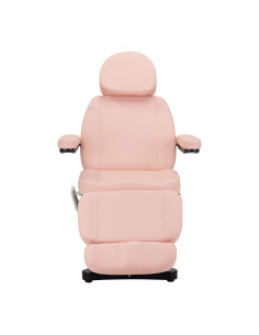Elektryczny fotel kosmetyczny SILLON CLASSIC 3 silniki różowo czarny  2