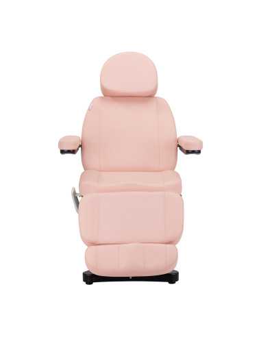 Elektryczny fotel kosmetyczny SILLON CLASSIC 3 silniki różowo czarny 
